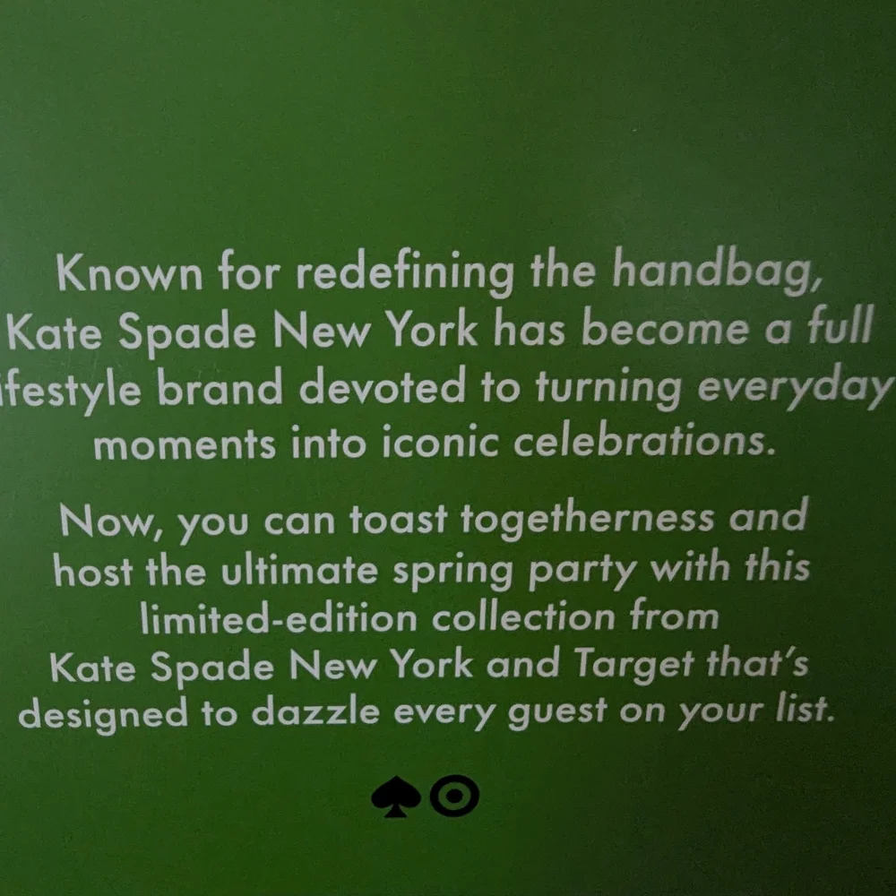 Kate Spade x Target Party Invitations NIB
